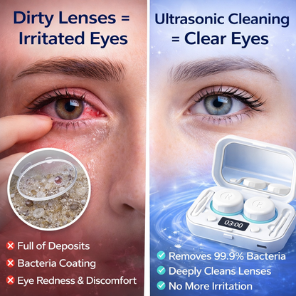 Ultrasonic Contact Lens Cleaner