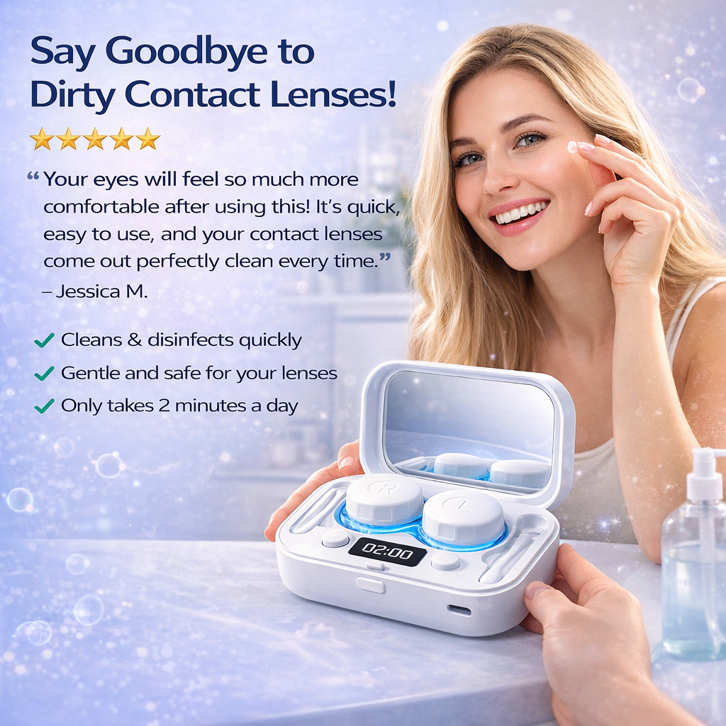 Ultrasonic Contact Lens Cleaner