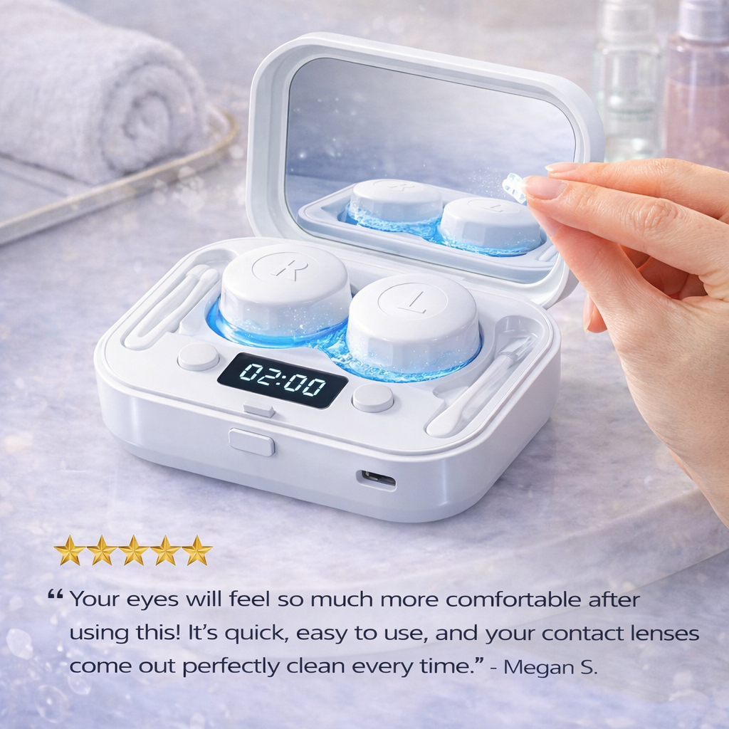 Ultrasonic Contact Lens Cleaner