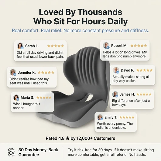 Velnora™ Orthopedic Chair Cushion