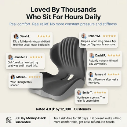 Velnora™ Orthopedic Chair Cushion